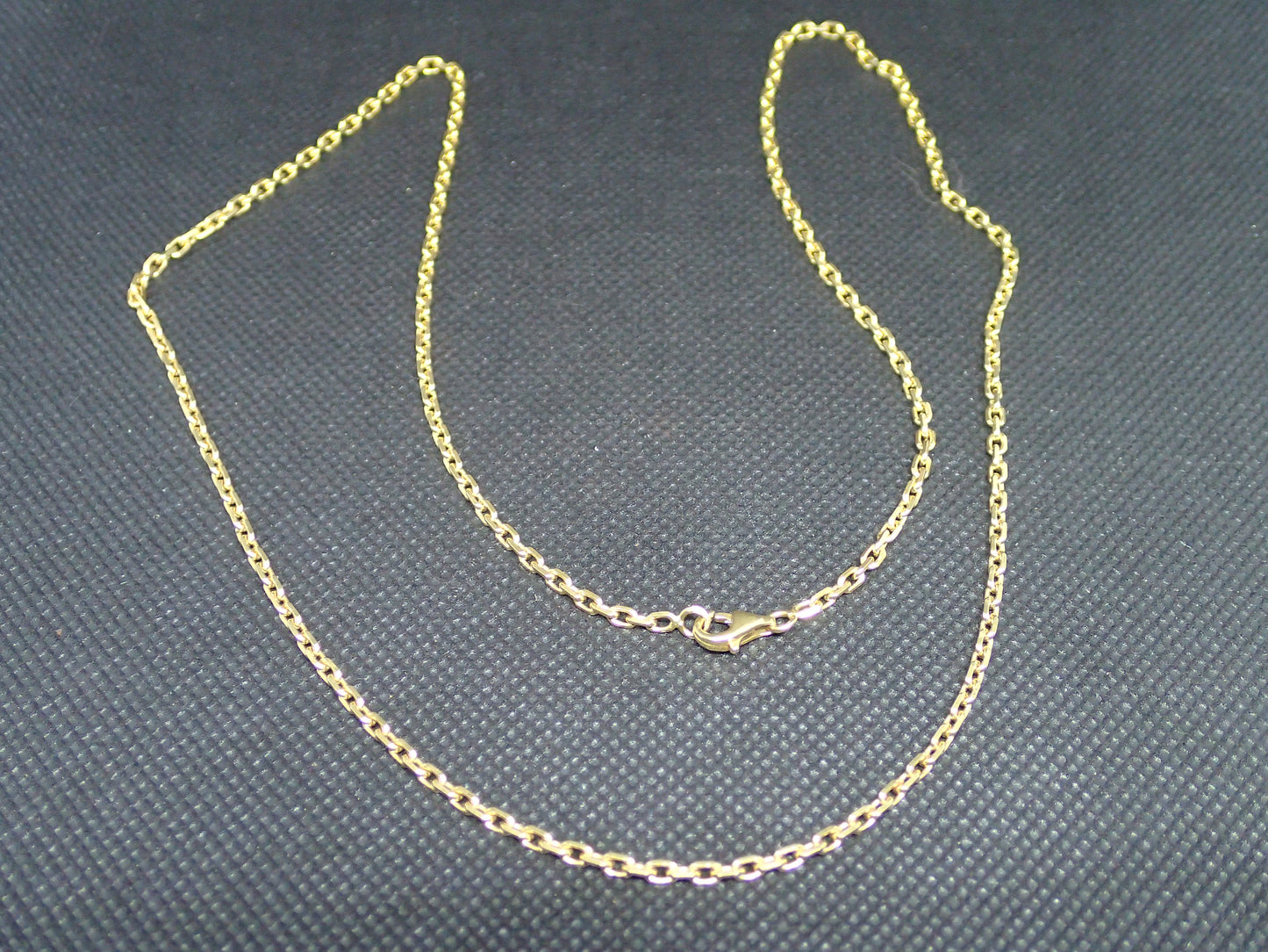 Chaine maille forçat en or jaune 750/ème de 13.25g / Bijoux d'occasion