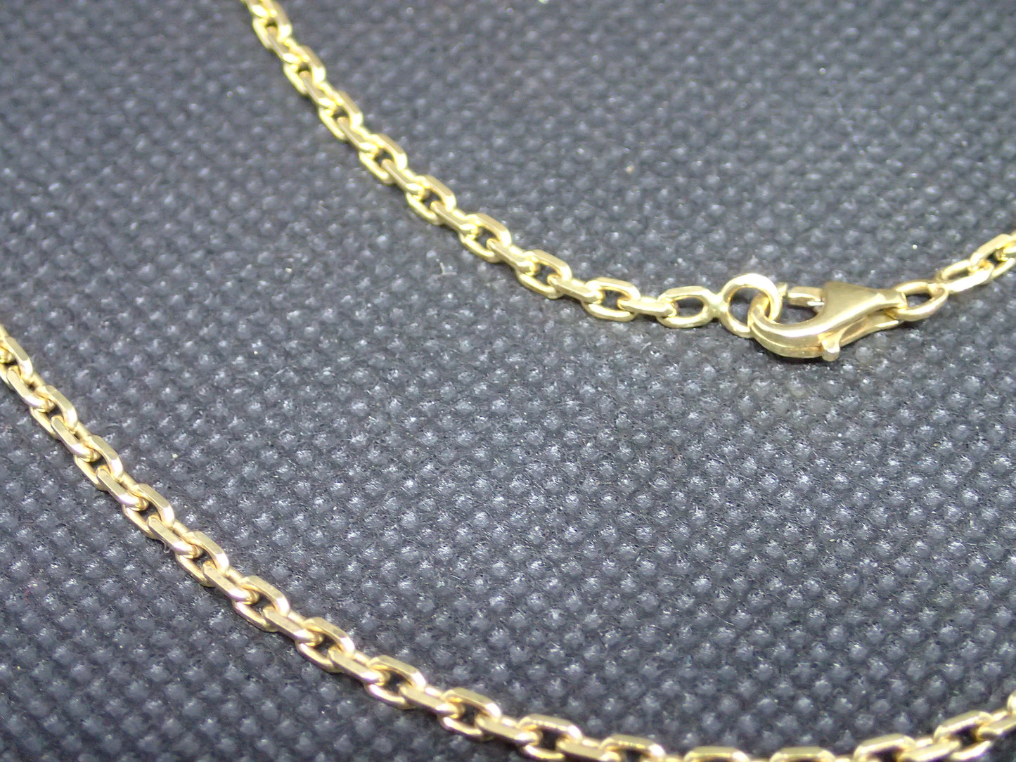 Chaine maille forçat en or jaune 750/ème de 13.25g / Bijoux d'occasion