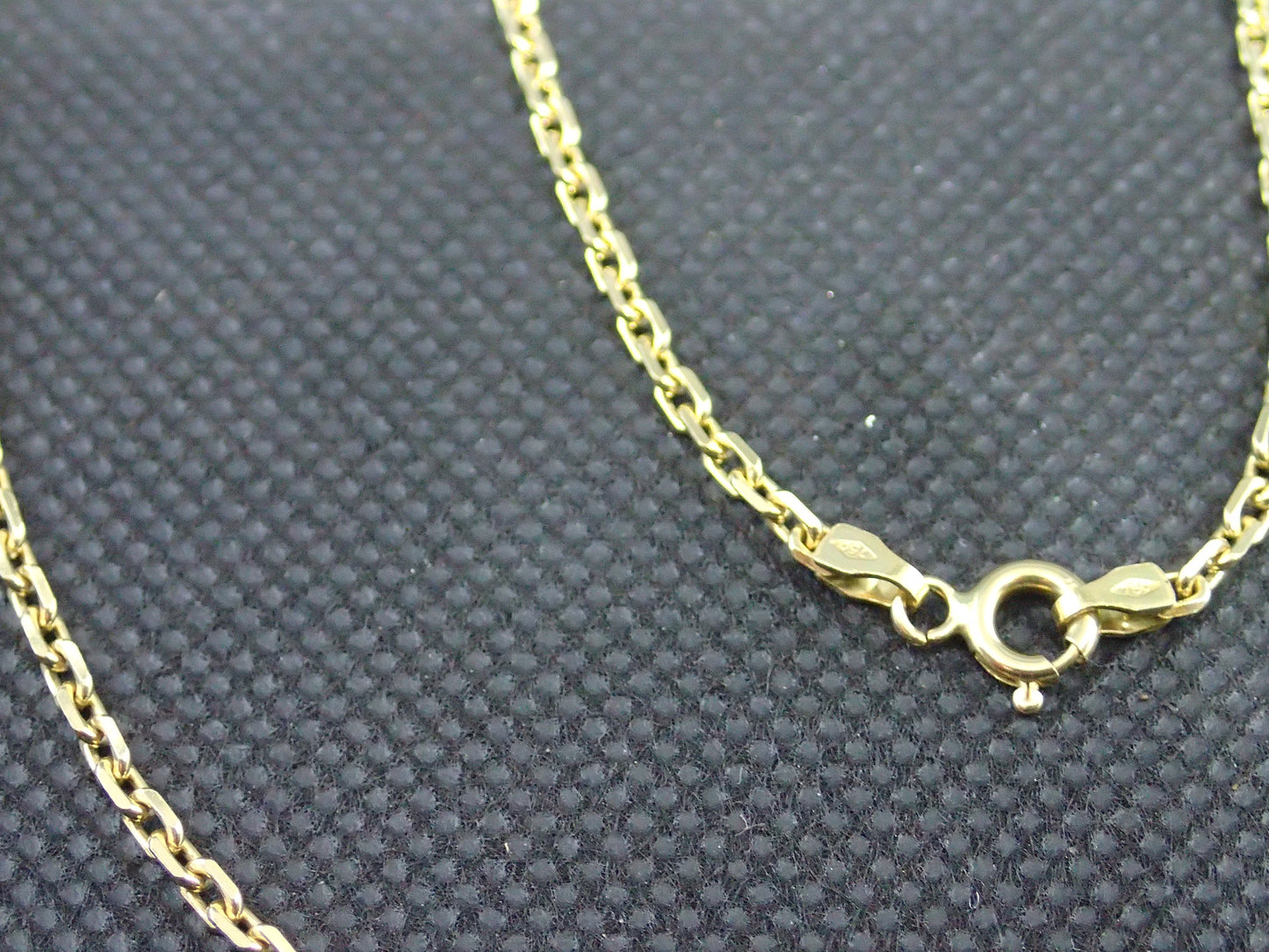 Chaine maille forçat en or jaune 750/ème de 8.59g / Bijoux d'occasion