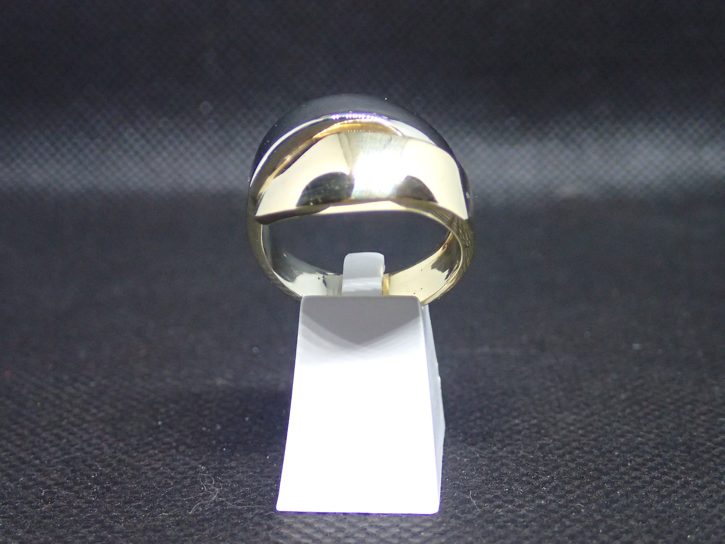 Bague bicolore en or jaune 750/ème de 10g / Bijoux d'occasion