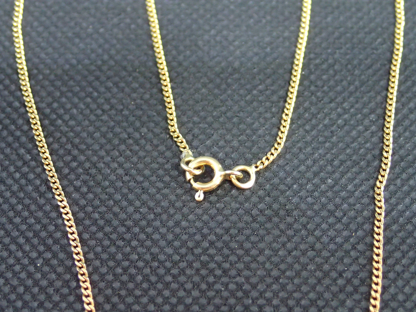 Chaine maille gourmette en or jaune 750/ème de 3.14g / Bijoux d'occasion