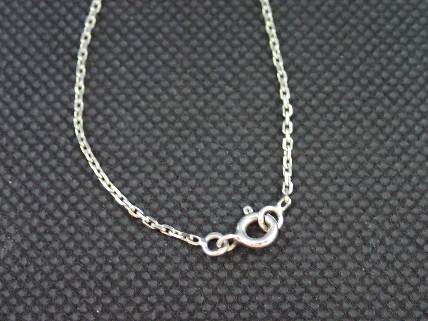 Chaine maille forçat en or blanc 750/ème de 3.43g / Bijoux d'occasion