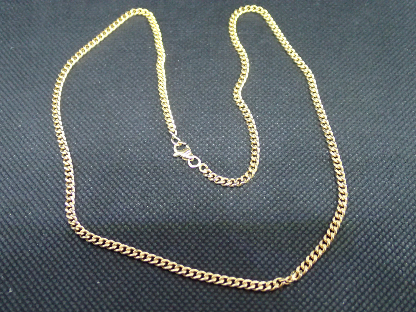 Chaine maille gourmette en or jaune 750/ème de 15.54g / BIjoux d'occasion