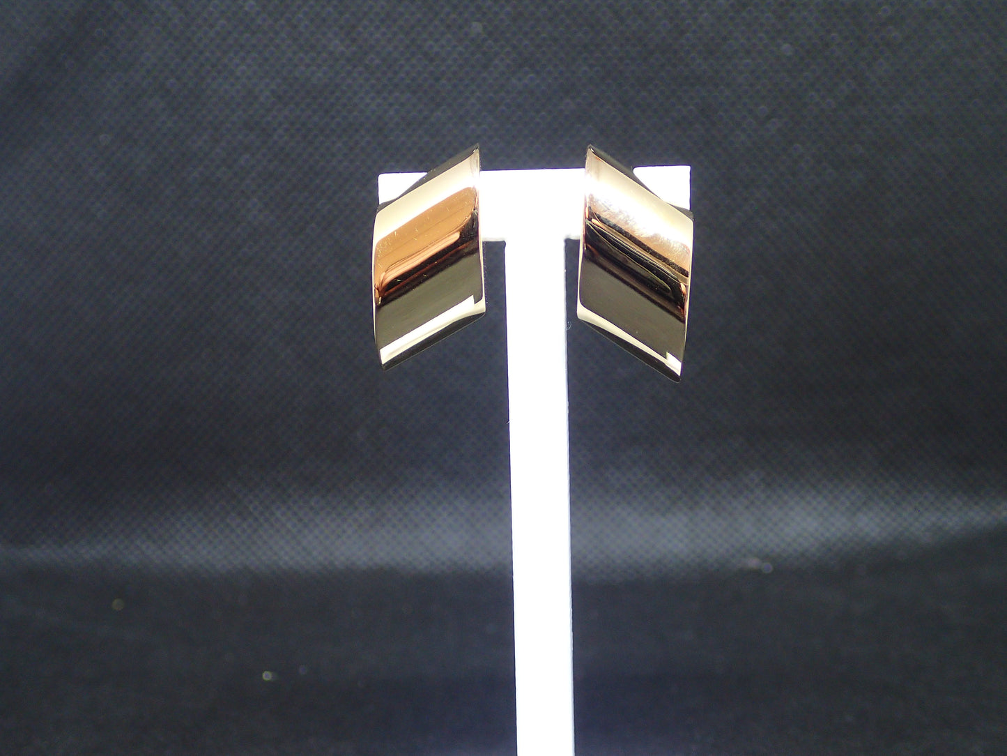 Boucle d'oreille électro formé en or jaune 750/ème de 2.74g / Bijoux d'occasion