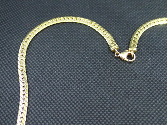 Collier maille anglaise en or jaune 750/ème de 12.43g / Bijoux d'occasion