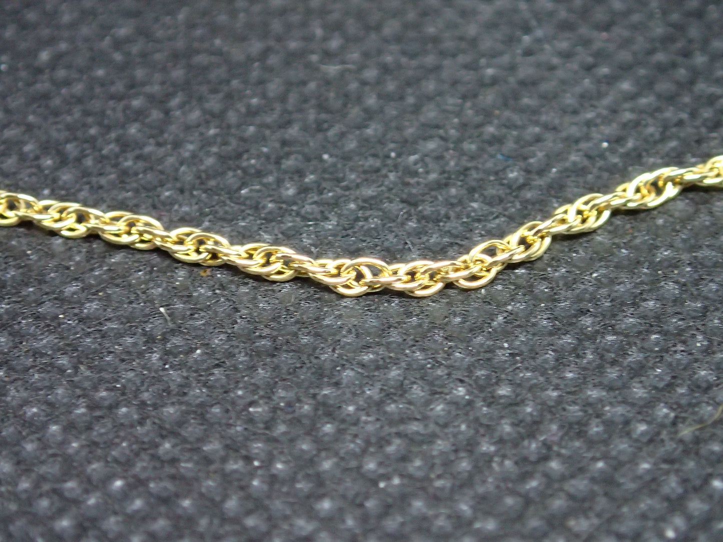 Chaine maille corde en or jaune 750/ème  de 4.95g / Bijoux d'occasion