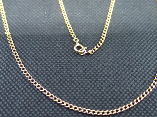 Chaine maille gourmette en or jaune 750/ème de 8.32g / Bijoux d'occasion
