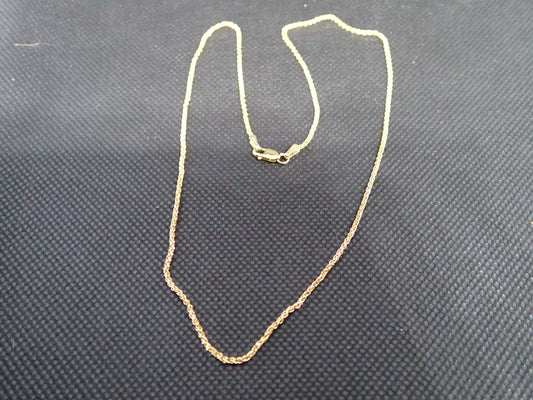 Chaine maille palmier en or jaune 750/ème de 4.18g / BIjoux d'occasion