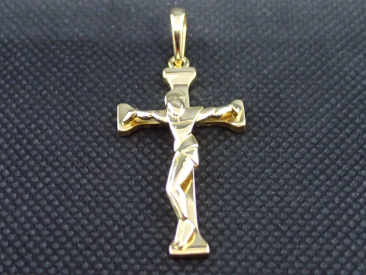 Croix en or jaune 750/ème de 5.58g / Bijou d'occasion