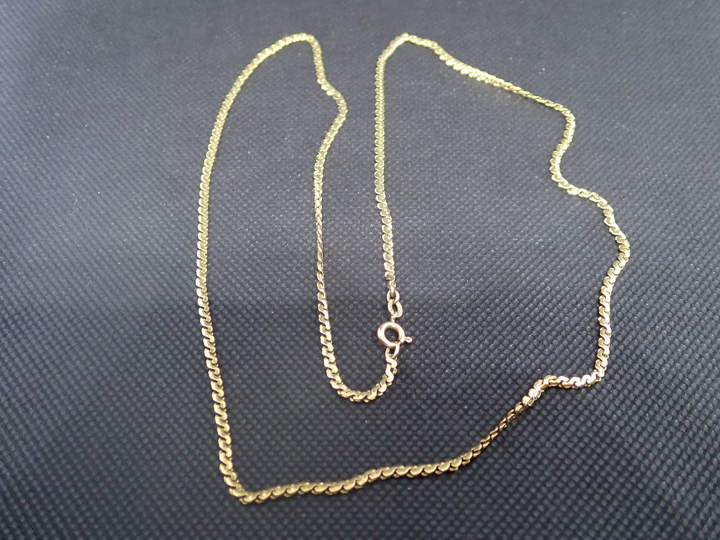 Chaine maille fantaisie en or jaune 750/ème de 10.78g / Bijoux d'occasion