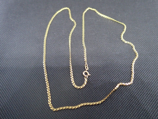 Chaine maille fantaisie en or jaune 750/ème de 10.78g / Bijoux d'occasion