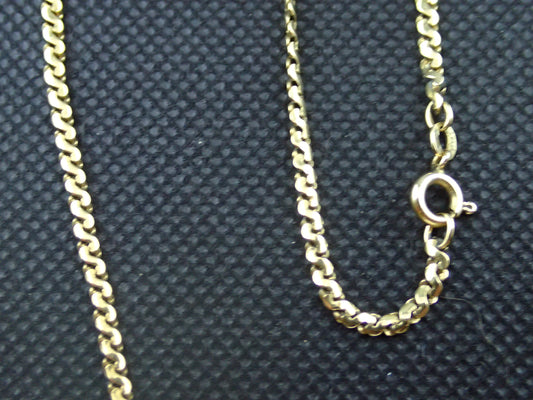 Chaine maille fantaisie en or jaune 750/ème de 10.78g / Bijoux d'occasion