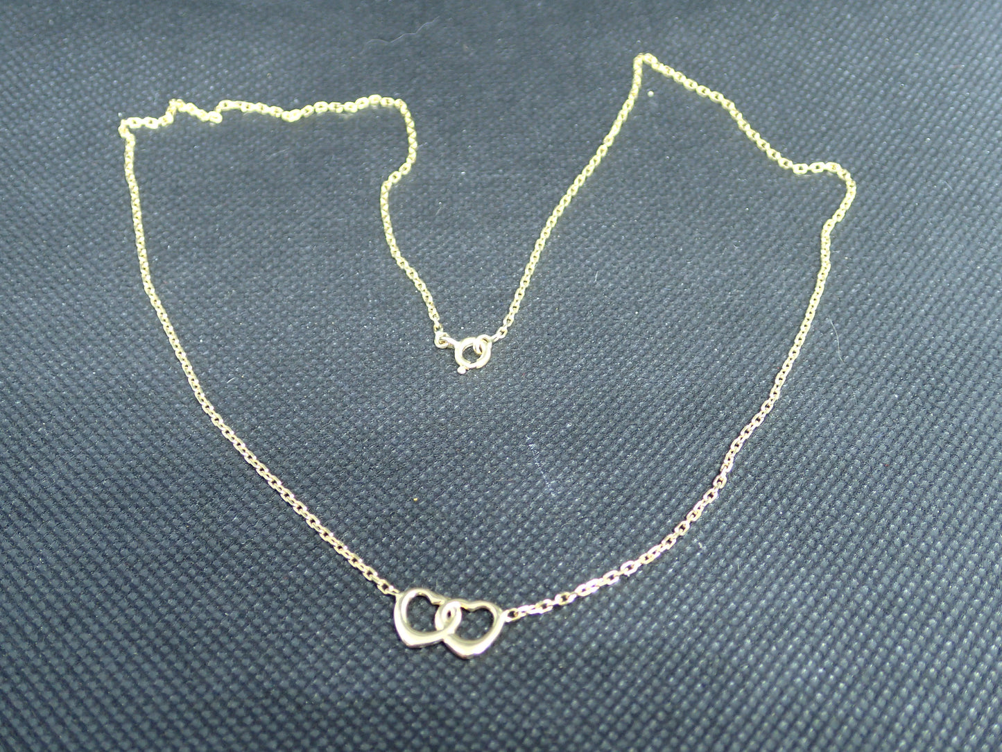 Collier coeur en or jaune 750/ème de 4.85g / Bijoux d'occasion