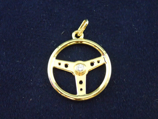 Pendentif en or jaune 750/ème de 2.93g, diamant / Bijoux d'occasion