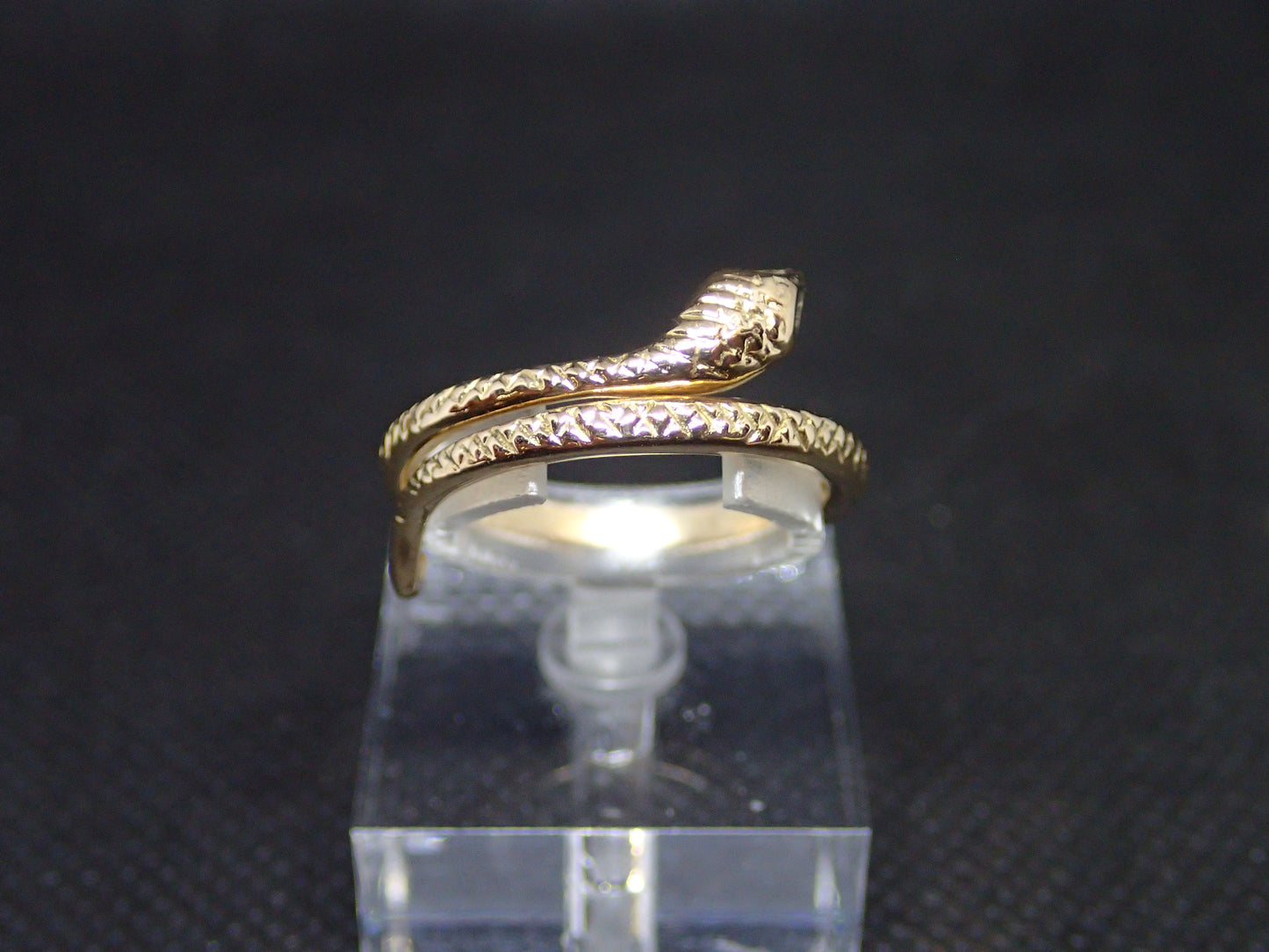 Bague serpent en or jaune 750/ème de 5.55g / Bijoux d'occasion